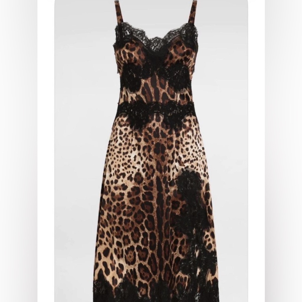 Dolce & Gabbana Animal Print Dress